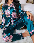 Women's Floral Print Pajamas Set