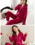 Silk Women Pyjama Sleepwear Sets