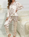 Women's Floral Print Pajamas Set