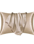 Silk Pillow Cover Silky Satin Hair Beauty
