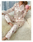 Women's Floral Print Pajamas Set