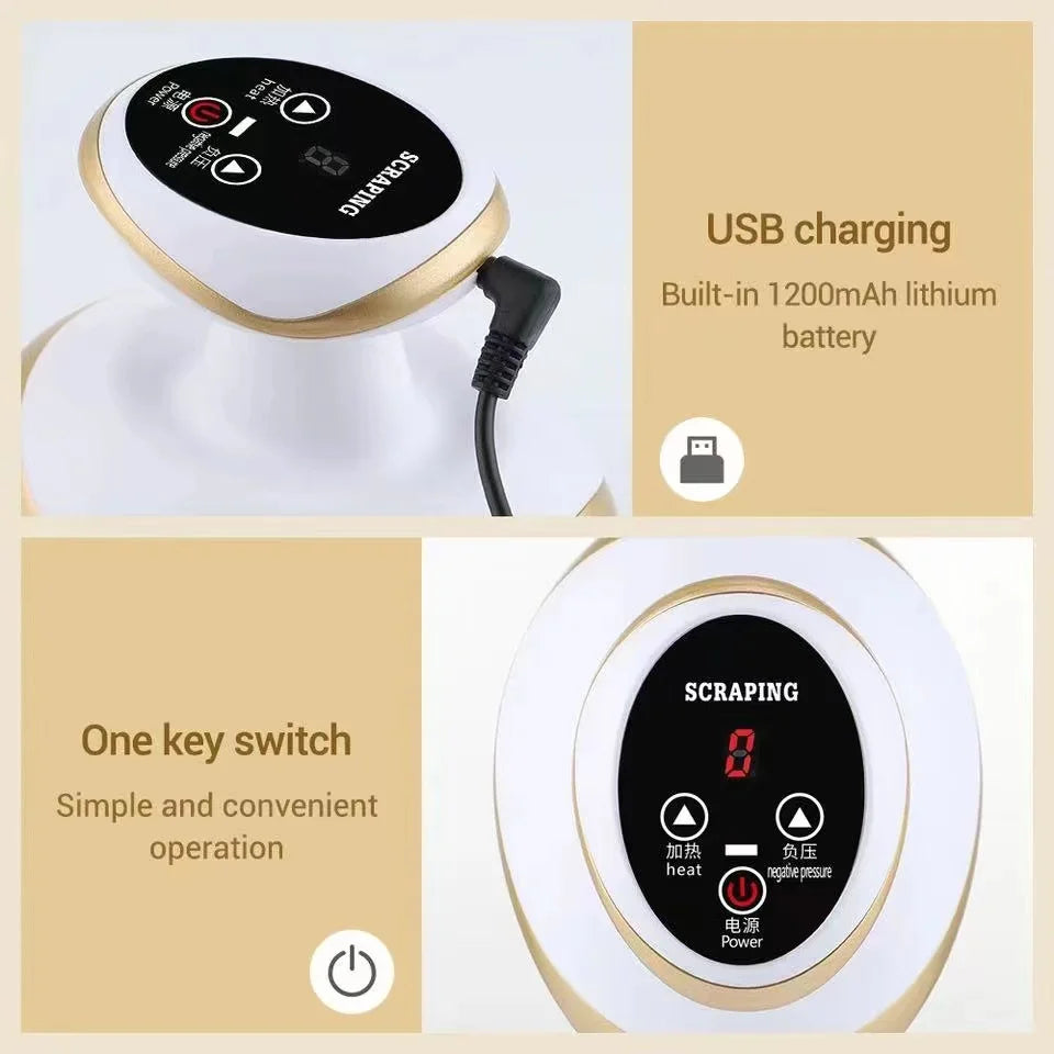 Home Electric Guasha Scraping Massage &amp; Cupping Body Massage